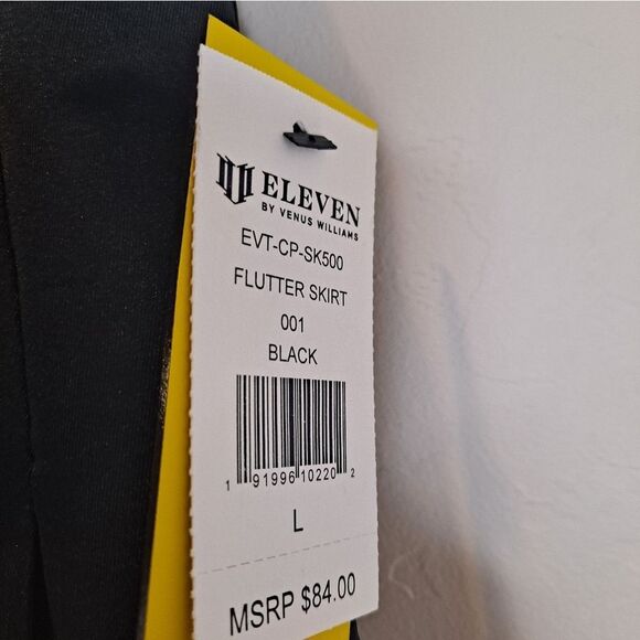 Eleven By Venus Williams Black Flutter Tennis Skirt Shorts/Pockets Large… - Picture 5 of 9